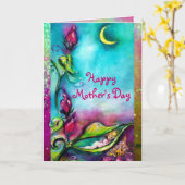 THUMBELINA SLAPEN TUSSEN ROZEN VERLATEN KAART (Gele Bloem)