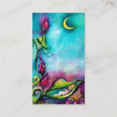 THUMBELINA SLAPEN TUSSEN ROZEN VERLATEN VISITEKAARTJE (Achterkant)