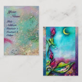 THUMBELINA SLAPEN TUSSEN ROZEN VERLATEN VISITEKAARTJE (Voorkant / Achterkant)