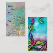 THUMBELINA SLAPEN TUSSEN ROZEN VERLATEN VISITEKAARTJE (Voorkant / Achterkant)