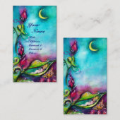 THUMBELINA SLAPEN TUSSEN ROZEN VERLATEN VISITEKAARTJE (Voorkant / Achterkant)