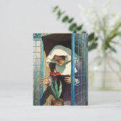 Thumbelina van Newell Convers Wyeth Briefkaart (Staand voorkant)