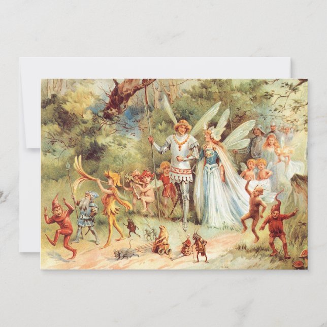 Thumbelina's bruiloft in het bos (Voorkant)