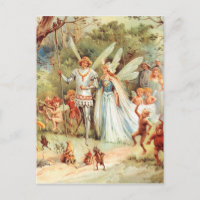 Thumbelina's bruiloft in het bos