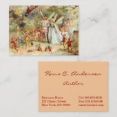 Thumbelina's bruiloft in het bos visitekaartje (Voorkant / Achterkant)