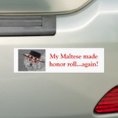 Thumbellina is mijn naam Ik ben een prachtig malte Bumpersticker (Op auto)