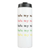 Thumbler schattig thermosbeker (Voorkant)