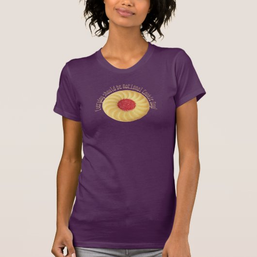 Thumbprint Cookie National Cookie Day Dagelijkse T-shirt (Voorkant)