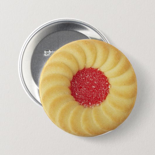 Thumbprint Cookie National Cookie Day Ronde Button 7,6 Cm (Voorkant /achterkant)