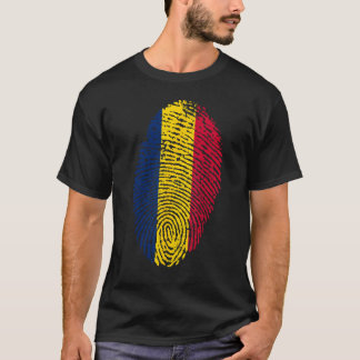 Thumbprint Fingerprint Chad Chadian Identity Ident T-shirt