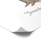 Thumbprint Fingerprint Wedding Tree Guestbook Poster (Hoek)