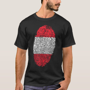 Thumbprint vingerafdruk Oostenrijk T-shirt