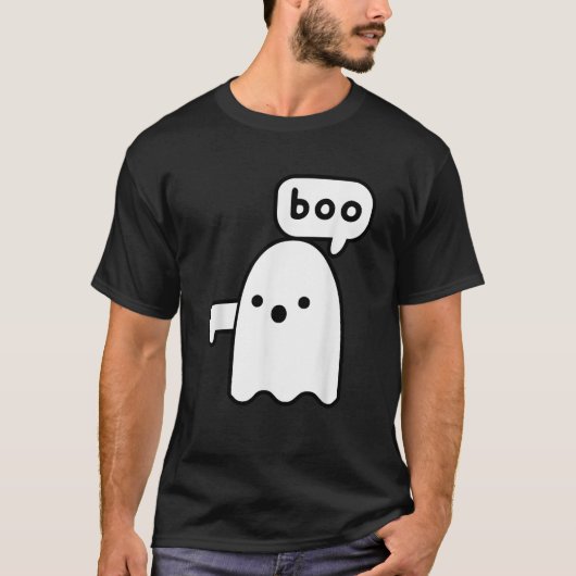 Thumbs Down Ghost Screaming Boo Disapproval Ghost  T-shirt (Voorkant)