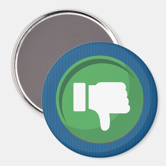 THUMBS DOWN MAGNET (Voorkant / Achterkant)