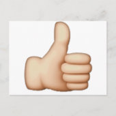 Thumbs Up - Emoji Briefkaart (Voorkant)