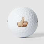 Thumbs Up - Emoji Golfballen (Voorkant)