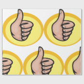 Thumbs Up Gesture Cadeaupapier (Vlak)