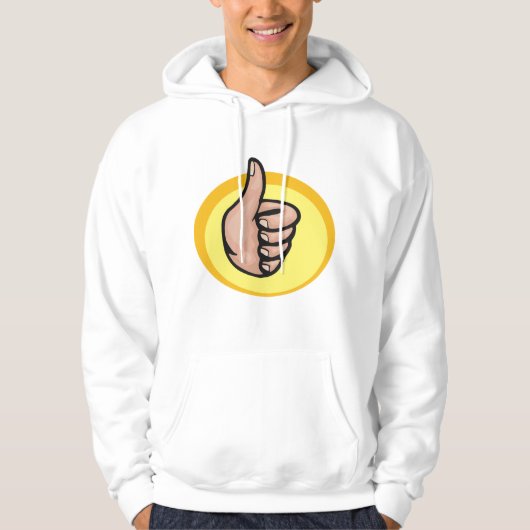 Thumbs Up Gesture Hoodie (Voorkant)