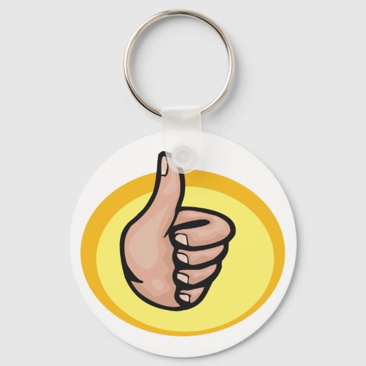 Thumbs Up Gesture Sleutelhanger (Voorkant)