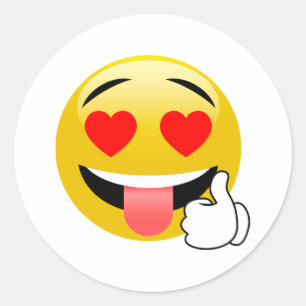 Thumbs Up Heart Eyes Emoji Stickers