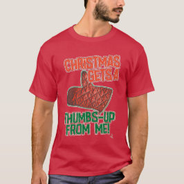 Thumbs up Oven Mitt kerstslogan Art T-shirt