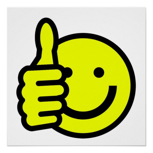 THUMBS UP POSTER (Voorkant)