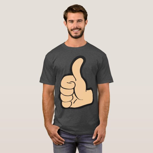 Thumbs Up T-shirt (Voorkant volledig)