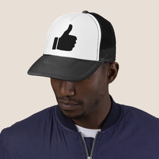 Thumbs Up Trucker Hat Trucker Pet (In situ)