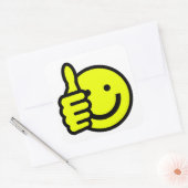 THUMBS UP VIERKANTE STICKER (Envelop)