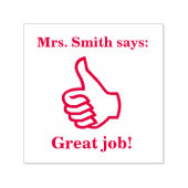 "Thumbs Up" Zelfinkt stempel (Design)