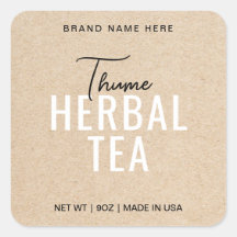 Thume Thea Product Label Stickers Verpakking
