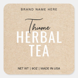 Thume Thea Product Label Stickers Verpakking
