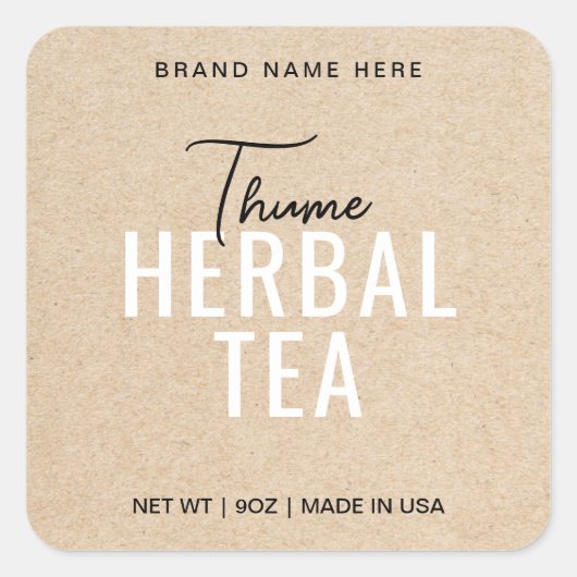 Thume Thea Product Label Stickers Verpakking (Voorkant)