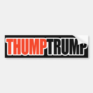 THUMP TRUMP - .png Bumpersticker