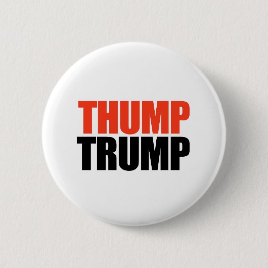 Thump Trump Ronde Button 5,7 Cm (Voorkant)