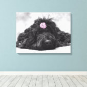 Thumperportret Canvas Afdruk (Insitu (Houten vloer))