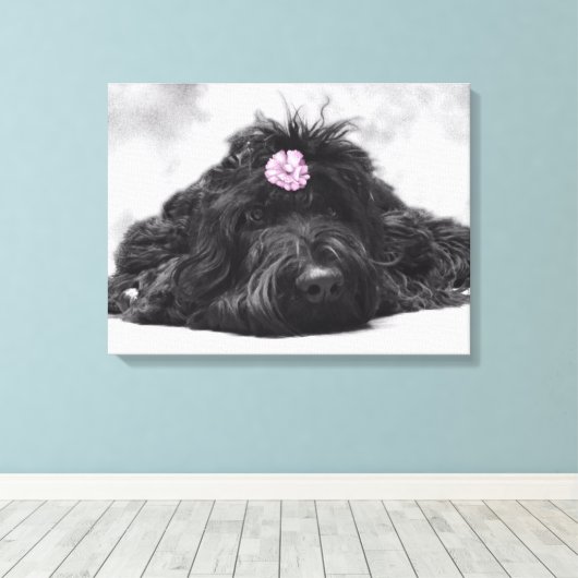 Thumperportret Canvas Afdruk (Insitu (Houten vloer))