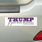 Thumpers Bumpersticker (Op auto)