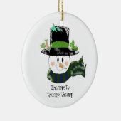 Thumpity Thump Thump - Sneeuwman Keramisch Ornament (Rechts)