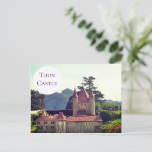 Thun castle — Zwitserland Briefkaart