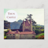 Thun castle — Zwitserland Briefkaart (Voorkant)