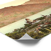 Thun, meer van, Spiez, Bernese Oberland, Zwitserla Poster (Hoek)