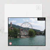 Thun - Zwitserland Briefkaart. Briefkaart (Voorkant / Achterkant)