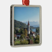 Thun, Zwitserland Metalen Ornament (Rechts)