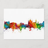 Thun Zwitserland Skyline Briefkaart (Voorkant)