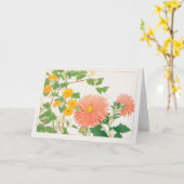 Thunbergia, China Pasen van Tanigami Konan Kaart (Gele Bloem)