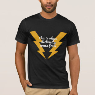 Thunder and Lightning T-Shirt 100% Katoen