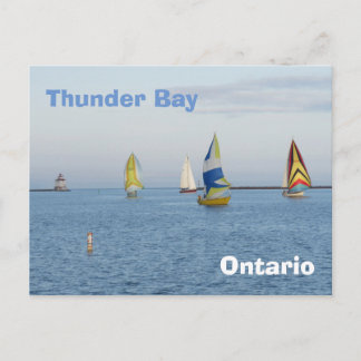 Thunder Bay - boten Briefkaart