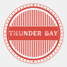 Thunder Bay City Pride Embleem – Canadese identite Ronde Sticker