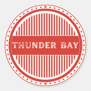 Thunder Bay City Pride Embleem – Canadese identite Ronde Sticker